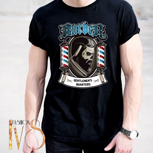 Мъжка тениска за бръснар BARBER SHOP МОДЕЛ:4007