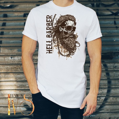 Мъжка тениска за бръснар BARBER SHOP МОДЕЛ:4009