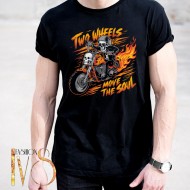 Мъжка мото тениска с печат МОДЕЛ:4167