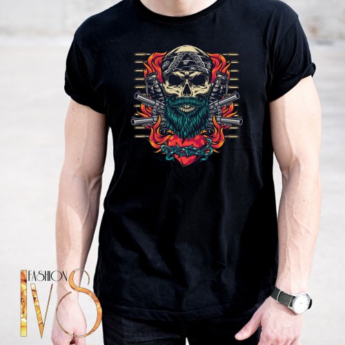 Мъжки тениски в тату стил TATTOO МОДЕЛ:40788