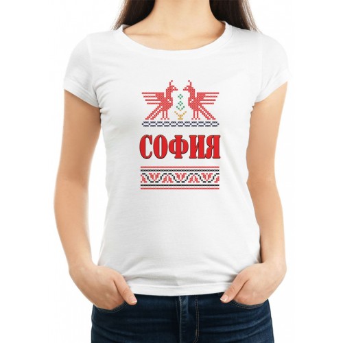 Дамска тениска за ВЯРА, НАДЕЖДА, ЛЮБОВ И МАЙКА СОФИЯ МОДЕЛ:1342