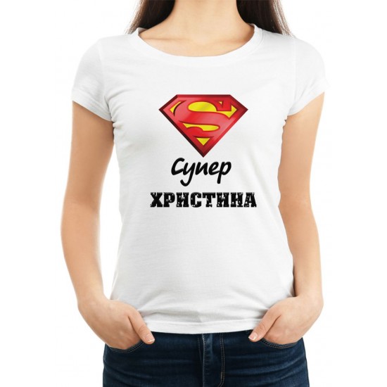 Дамска тениска за Христовден МОДЕЛ:3136 - ivs.bg
