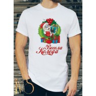 Дамска коледни тениска с печат МОДЕЛ:563
