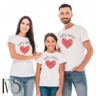 Комплект семейни тениски HAPPY FAMILY МОДЕЛ:2157