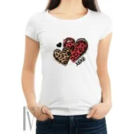 Дамска памучна тениска с печат МОДЕЛ:849