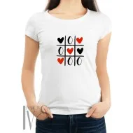 Дамска памучна тениска с печат МОДЕЛ:850