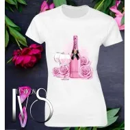 Дамска памучна тениска с печат МОДЕЛ:840